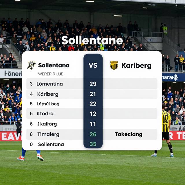 Dự đoán Sollentuna vs Karlberg: Phong độ và lịch sử đối đầu