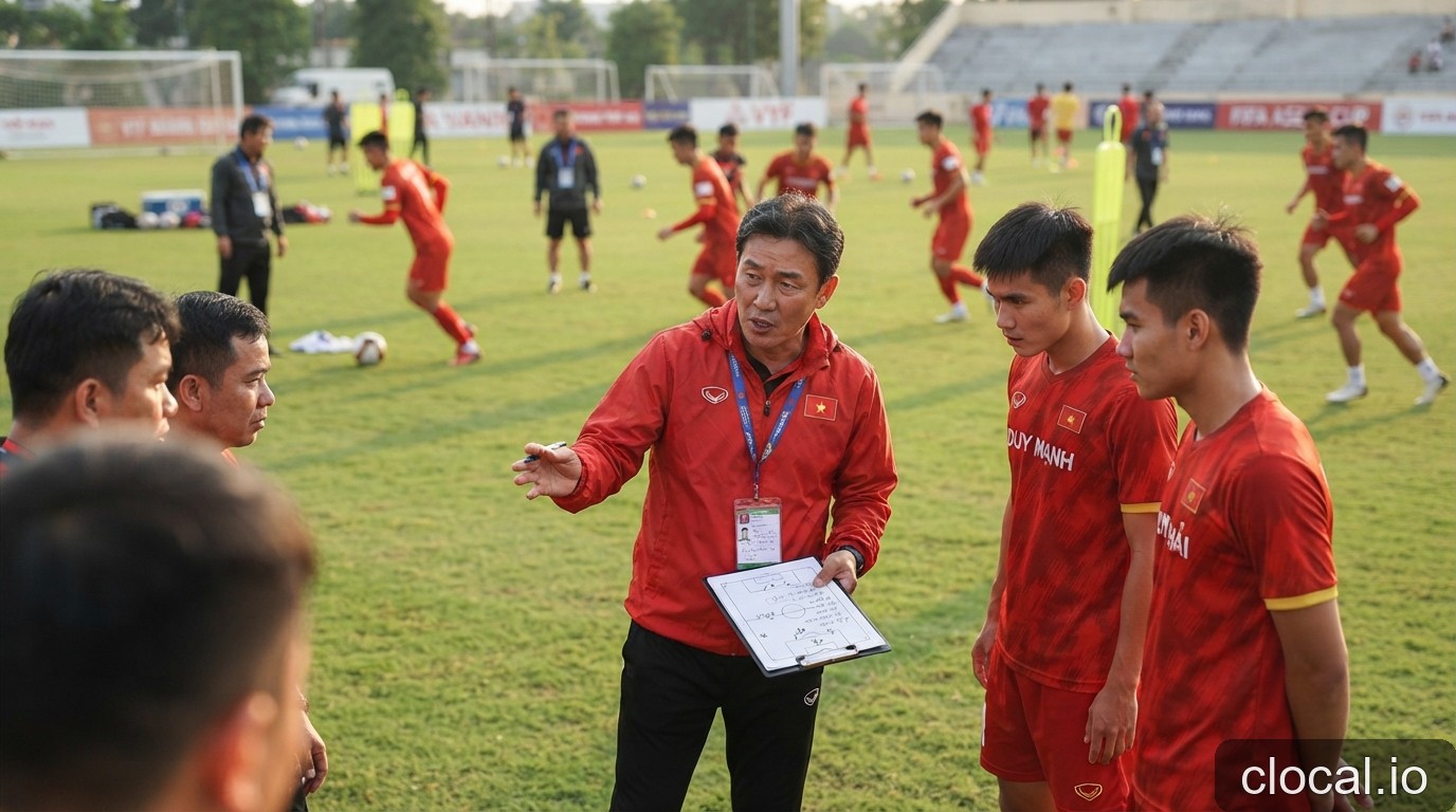 FIFA ASEAN Cup 2026: Tuyển Việt Nam hội quân gấp rút, HLV Kim Sang Sik đối mặt bài toán nhân sự - 2