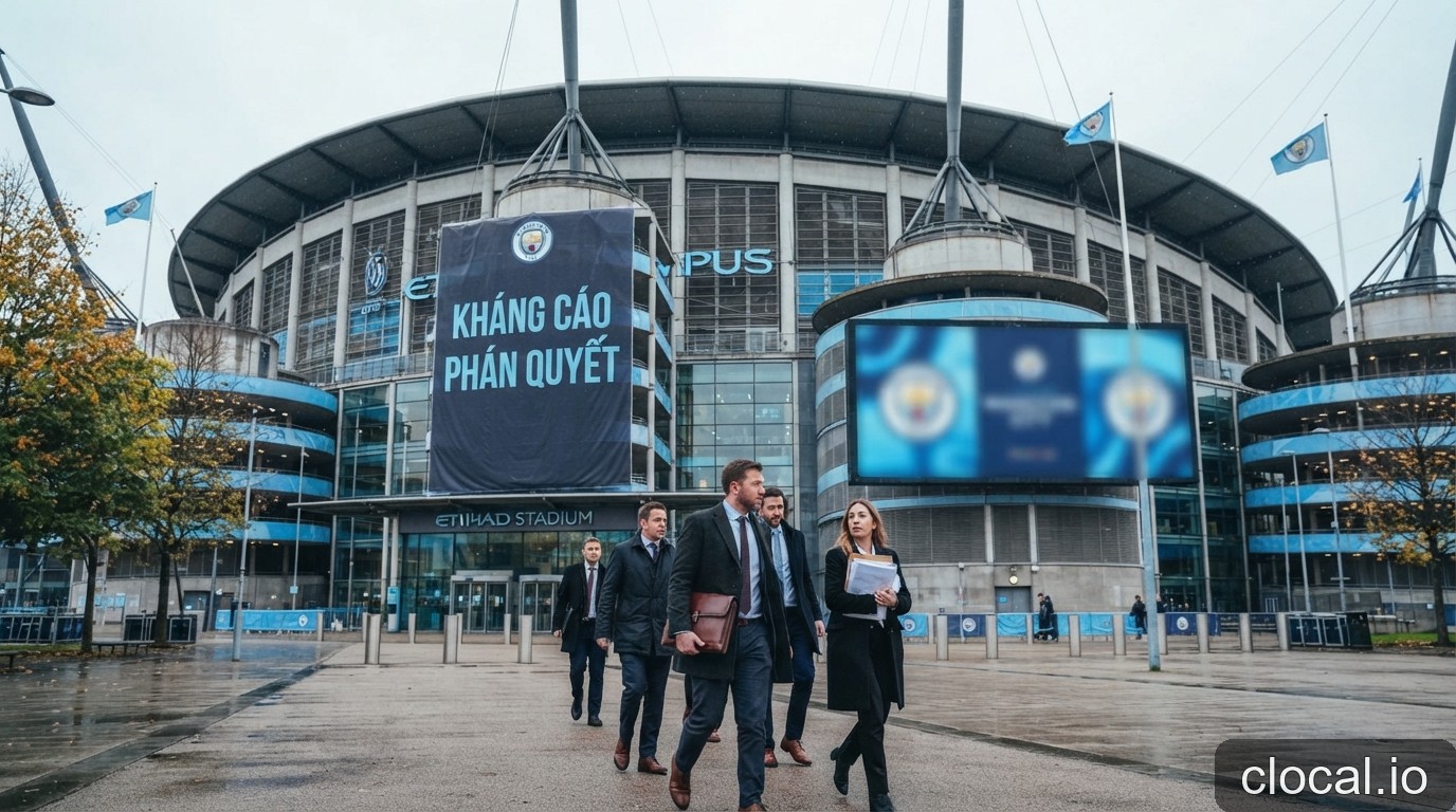 Man City kháng cáo án phạt tài chính: Liệu đế chế Etihad có đứng trước nguy cơ sụp đổ?